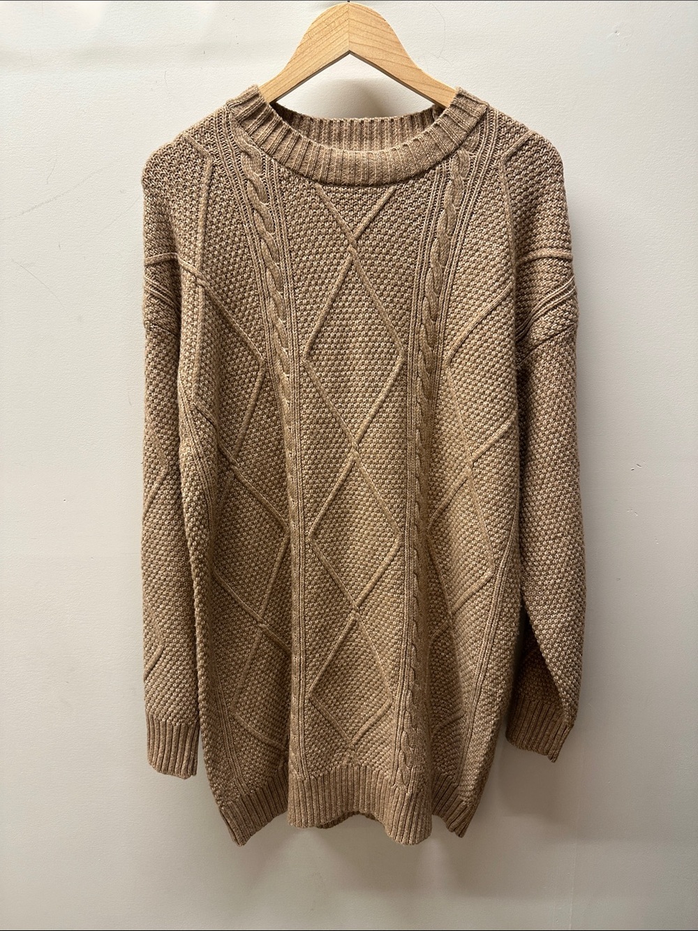 Cable Knit Tunic Sweater